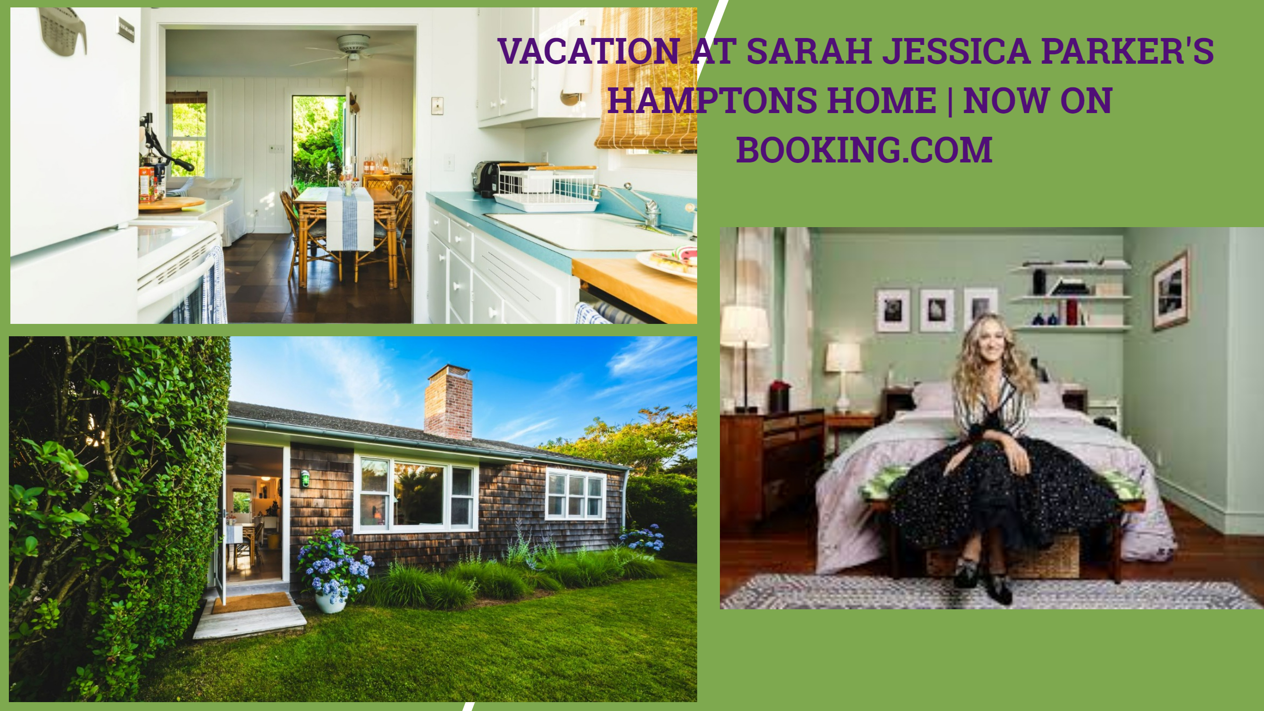 Vacation at Sarah Jessica Parker’s Hamptons Home  | Booking Opens on August 23, 2022 at 9:30am IST only on Booking.com